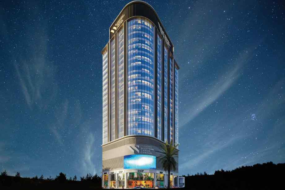 Crescent-Western-Trade-Center-Elevation-Image-Night-Western-Express-Highway-Dahisar
